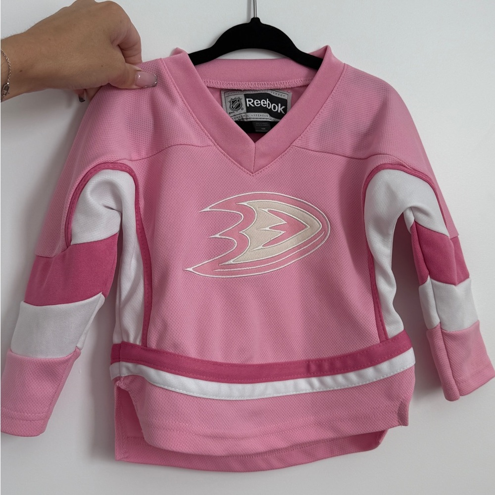 Reebok Toddler Pink Hockey Jersey (18 Months)